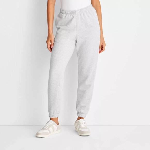 NWT Universal Thread Leisure Studio Mid-Rise Essential Joggers Gray Size XS NEW - Picture 1 of 11